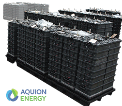 large quantity Aquion batteries